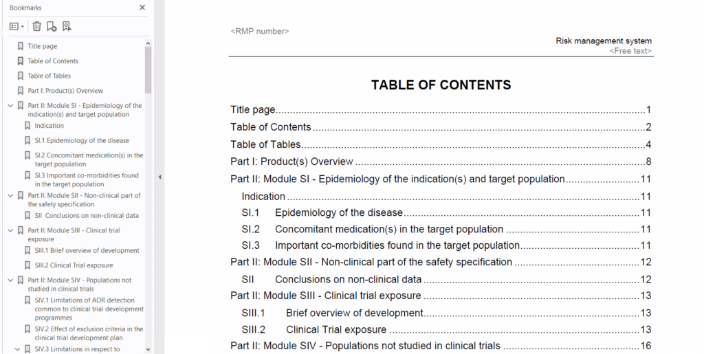 eCTD submission ready documents directly after PDF conversion